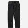 Aaron Pant Black Stone Washed