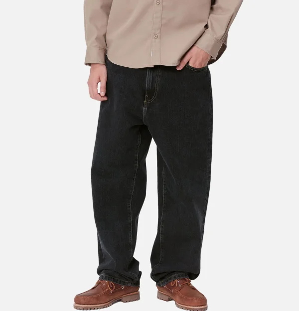 Aaron Pant Black Stone Washed