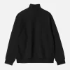 American Scrip Half Zip Black