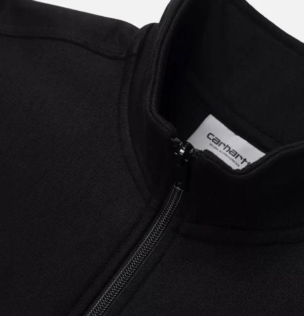 American Scrip Half Zip Black
