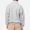 American Script Half Zip Ash Heather