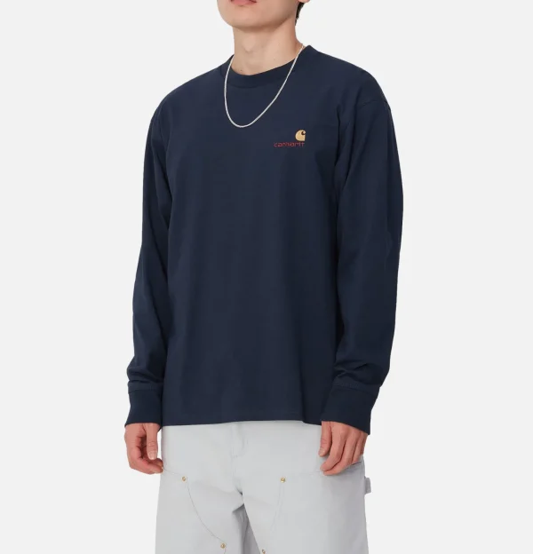 American Tee Ls Air Force Blue