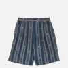 Arman Double Pleat Short Navy