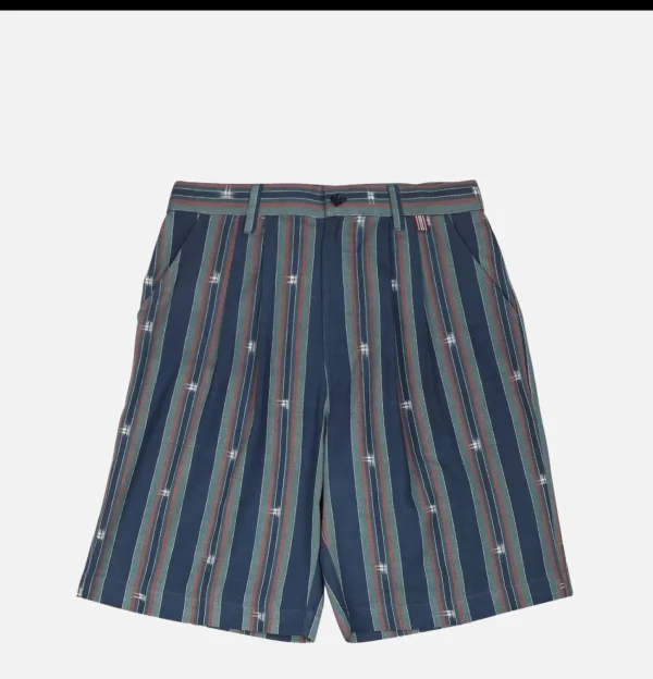 Arman Double Pleat Short Navy