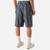 Arman Double Pleat Short Navy