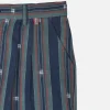 Arman Double Pleat Short Navy