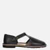 Artisanal sandal shoe 10/12 Black