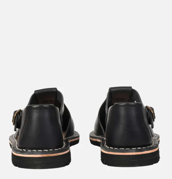 Artisanal sandal shoe 10/12 Black