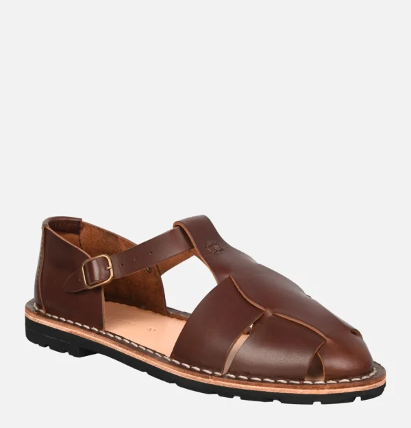 Artisanal Sandal Shoe 10/17  Coffee