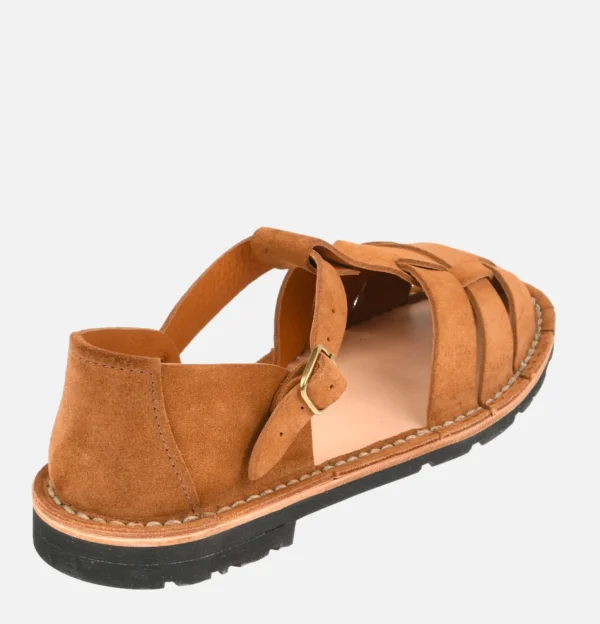 Artisanal Sandal Shoe 10/01 Cognac