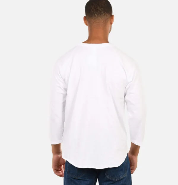 Baseball Tee White