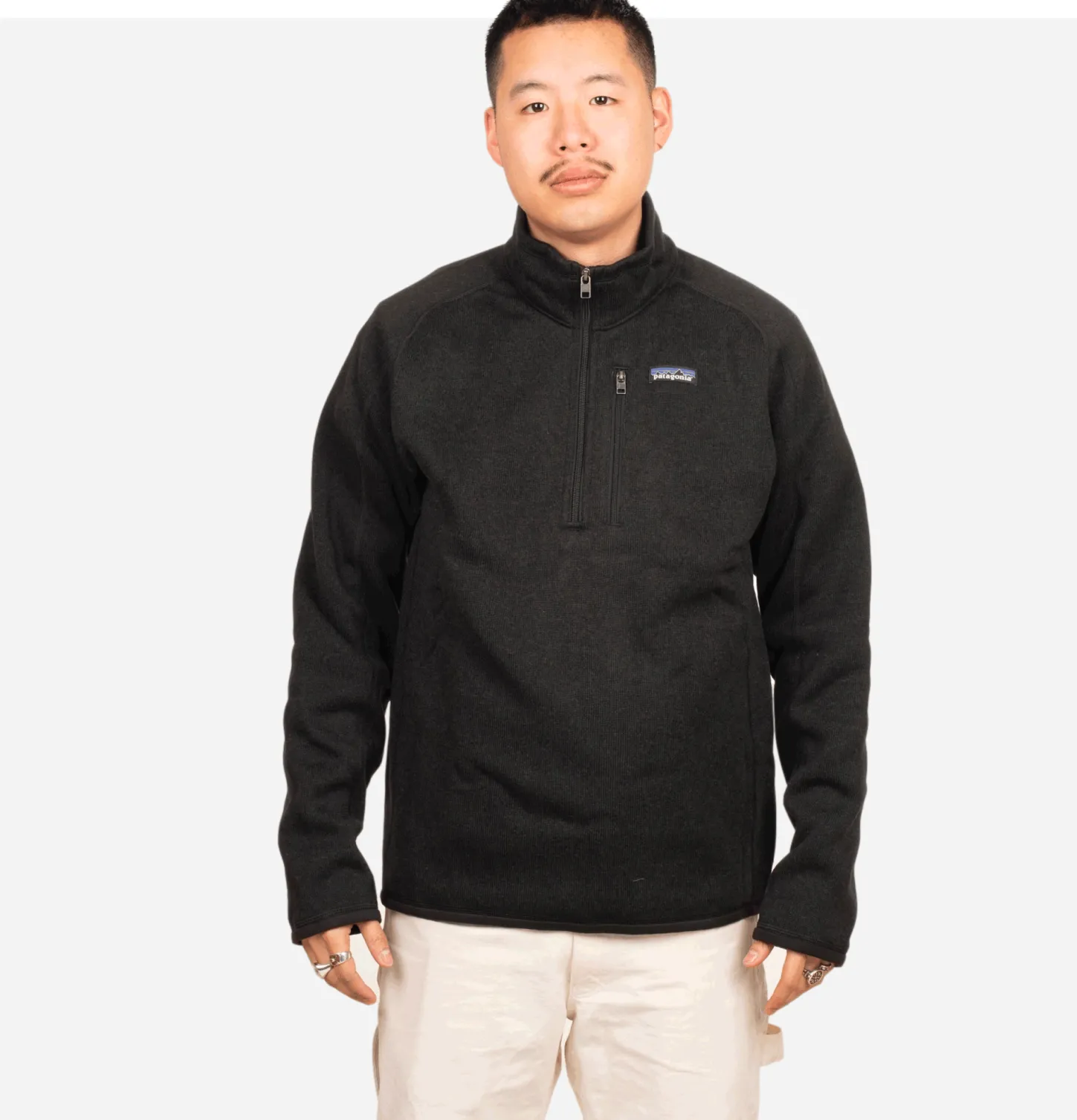 Better Sweater 3/4 Zip Black