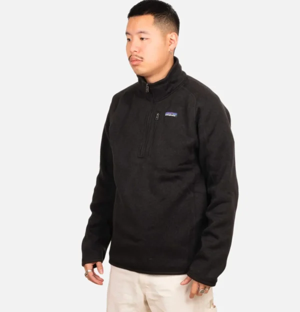 Better Sweater 3/4 Zip Black