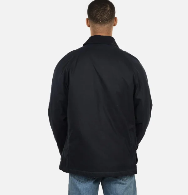 Blouson Caban Wax Navy