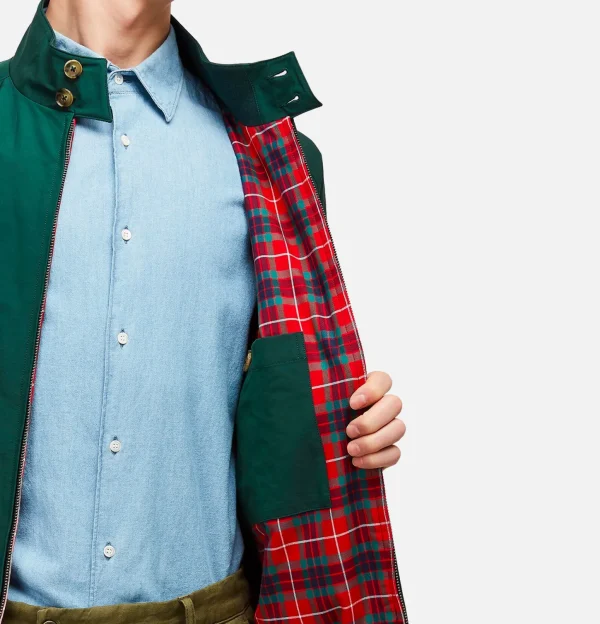 Blouson Harrington G9 Racing Vert