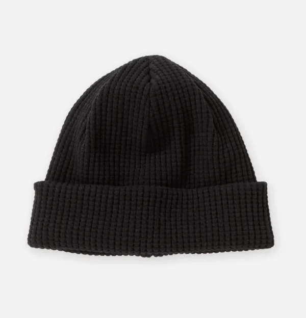 Bonnet Waffle Cap Black