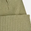 Bonnet Waffle Knit Cap Olive