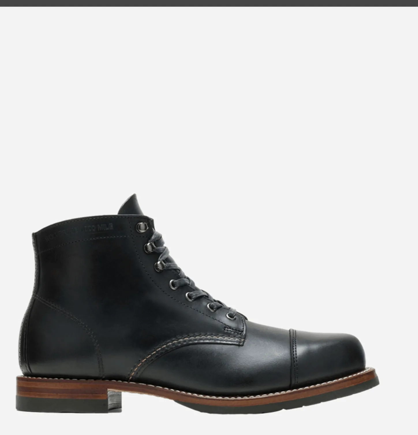 Boots Cap Toe Black