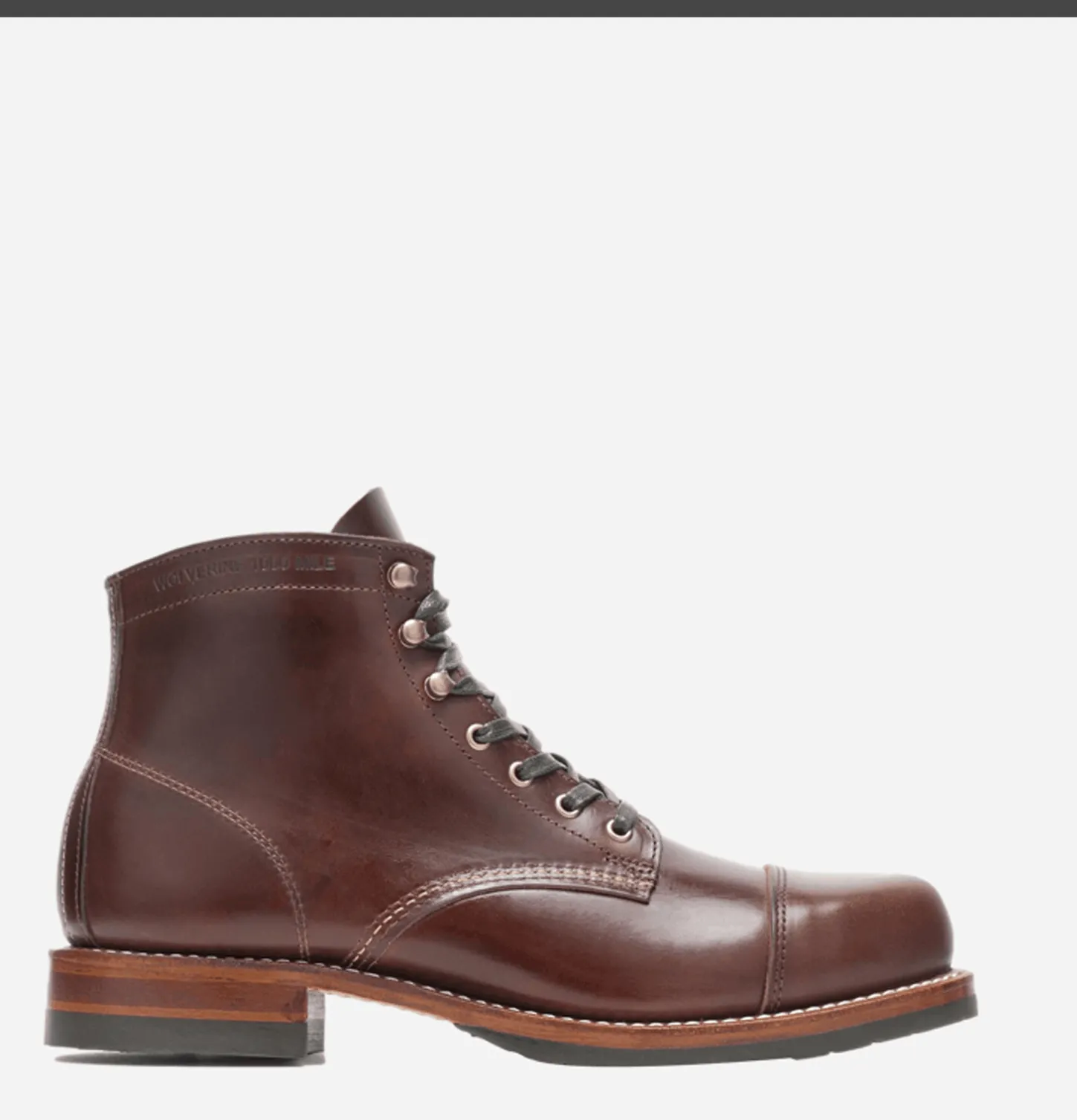 Boots Cap Toe Brown
