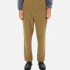 Brushed Back One Tuck Pant Clay Beige