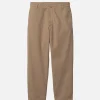 Calder Pant Twill Leather