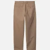 Calder Pant Twill Leather
