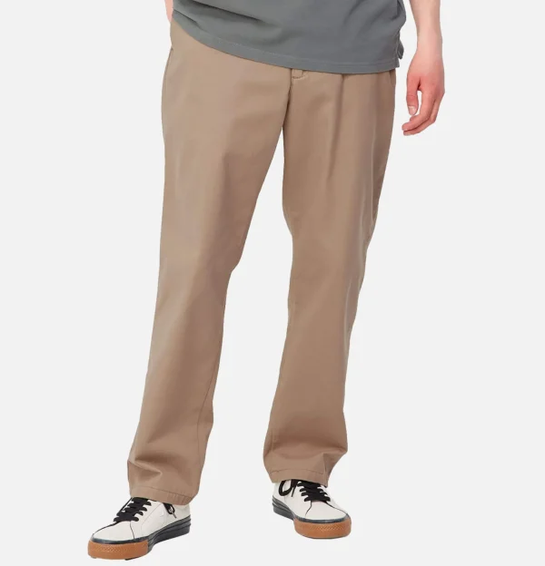 Calder Pant Twill Leather