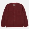 Cardigan Wool Deep Red