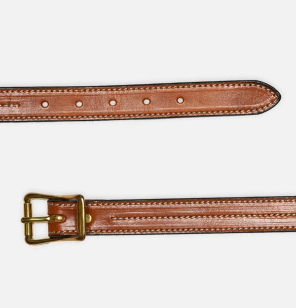 Ceinture Triple Stitched Havana