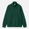 Chase Neck Zip Sweat Discovery Green
