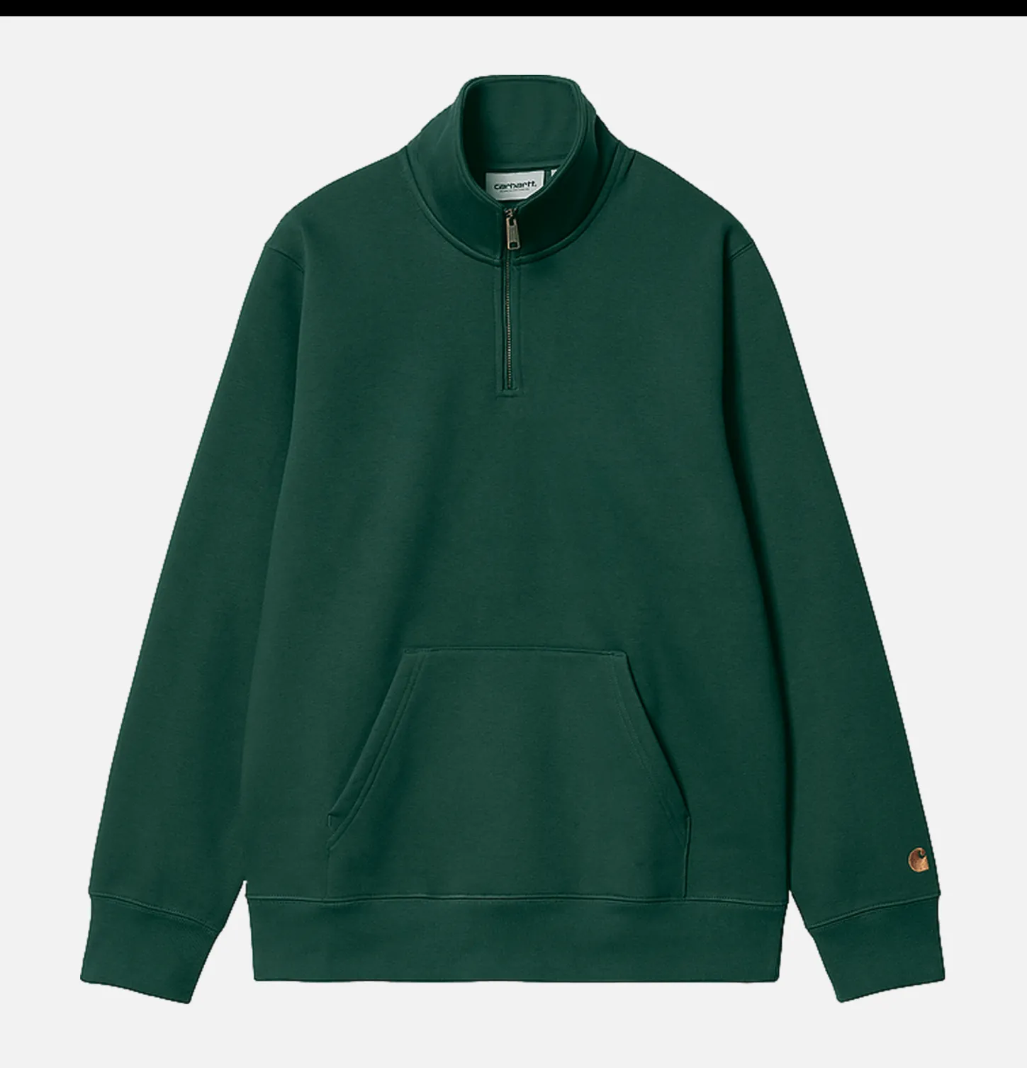 Chase Neck Zip Sweat Discovery Green