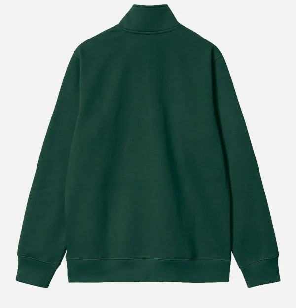 Chase Neck Zip Sweat Discovery Green