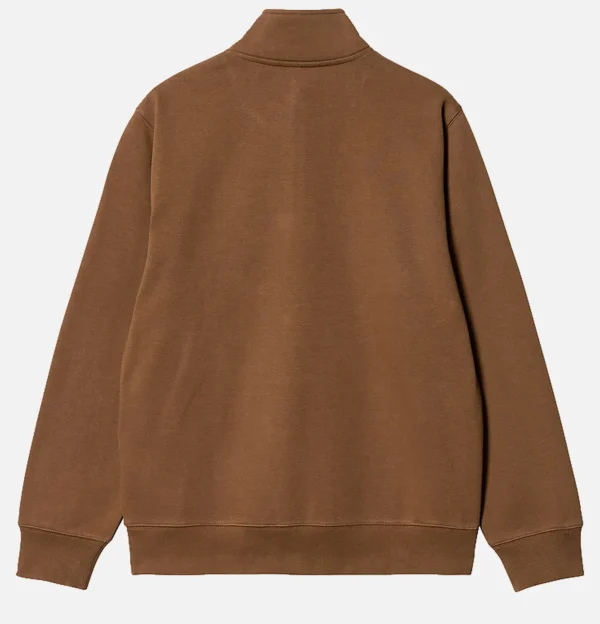 Chase Neck Zip Sweat Tamarind