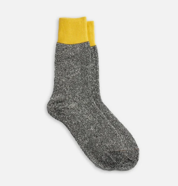 Chaussette Double Silk Jaune