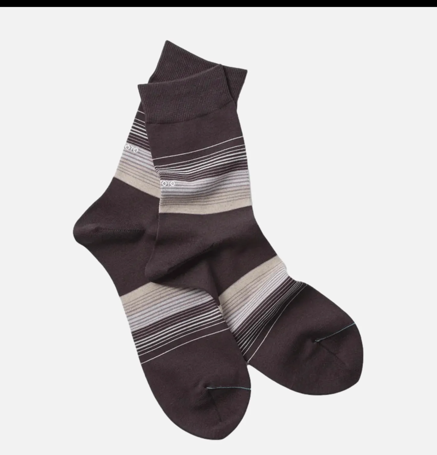 Chaussette Horizon Stripe Charcoal