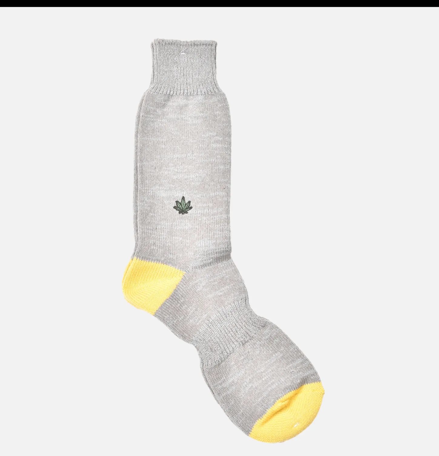 Chaussettes Embroidery Jaune