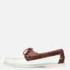 Chaussures Docksides Portland White brown