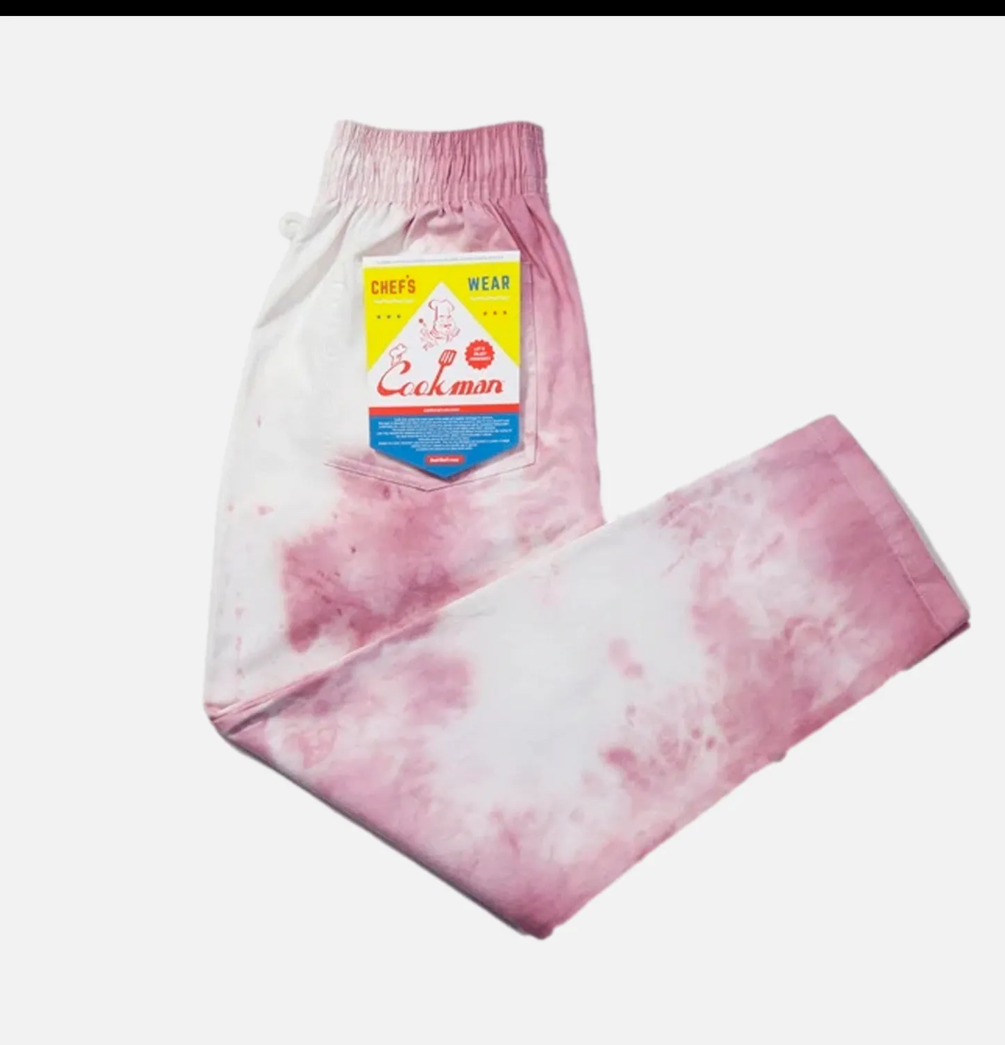 Chef Pant Cabernet Stain Lt Pink