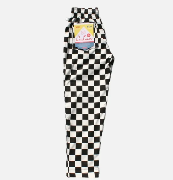 Chef Pant Checker Black