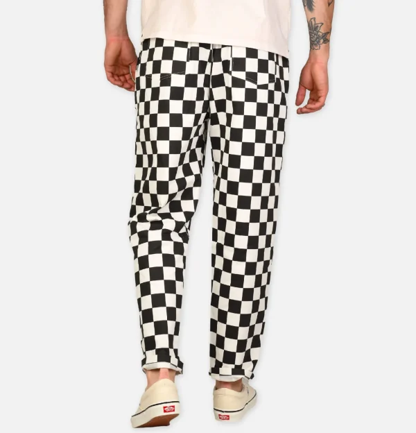 Chef Pant Checker Black