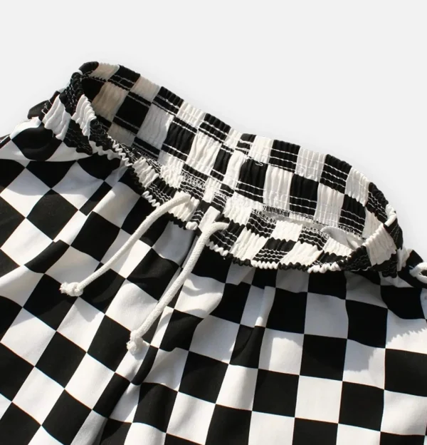 Chef Pant Checker Black