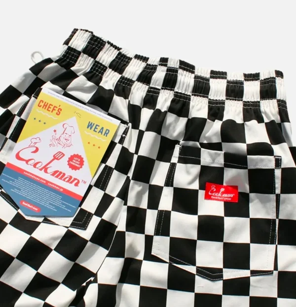 Chef Pant Checker Black