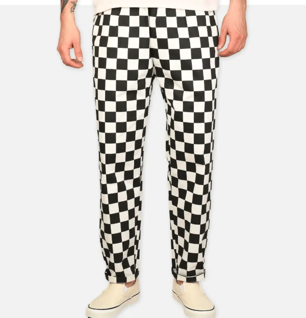 Chef Pant Checker Black