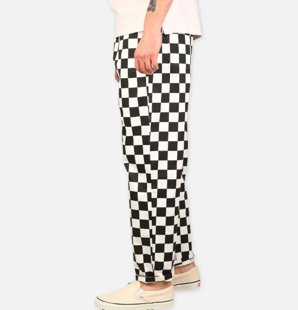 Chef Pant Checker Black
