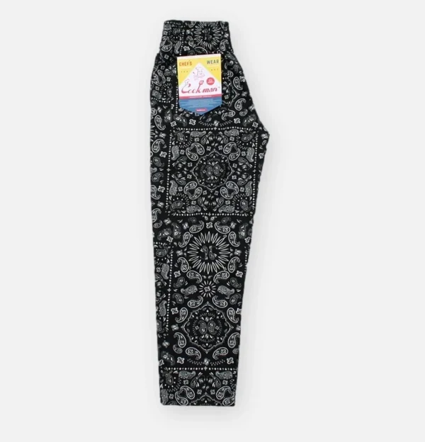 Chef Pant Paisley Black
