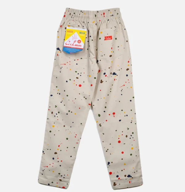 Chef Pant Sauce Splash Beige