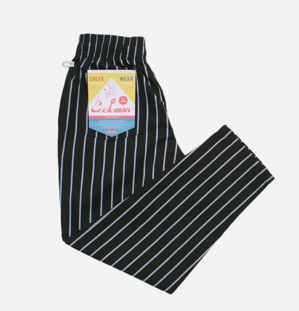Chef Pant Stripe Black