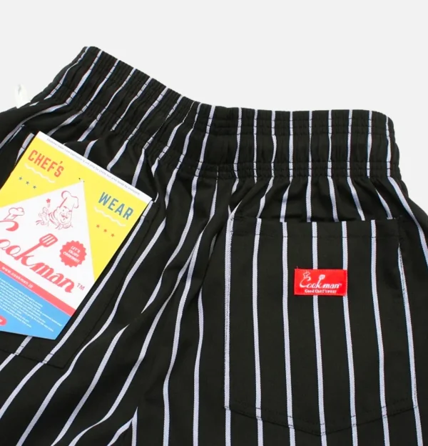 Chef Pant Stripe Black