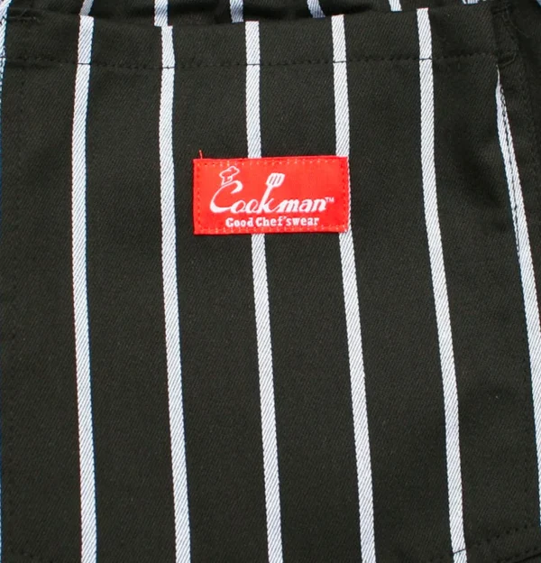 Chef Pant Stripe Black