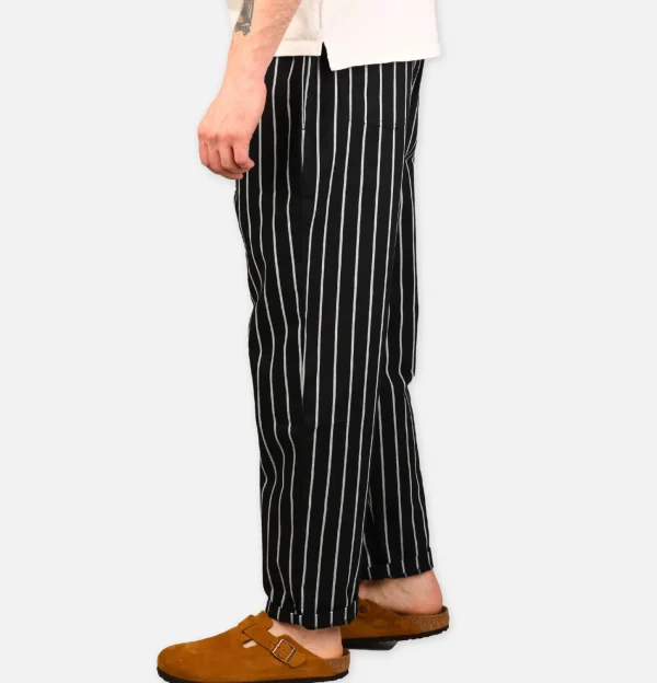 Chef Pant Stripe Black
